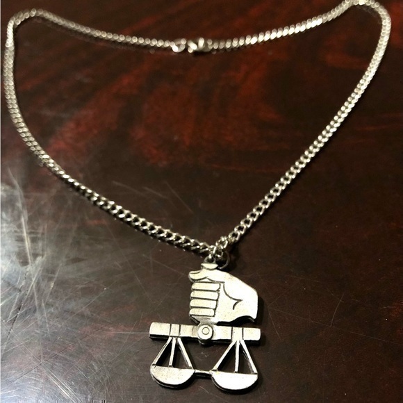 Jewelry - Scales Of Justice Pendant Necklace